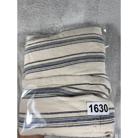 Lauren Ralph Lauren Striped Linen-Blend Pants Size 4P | Belted High-Waist | - Picture 13 of 13